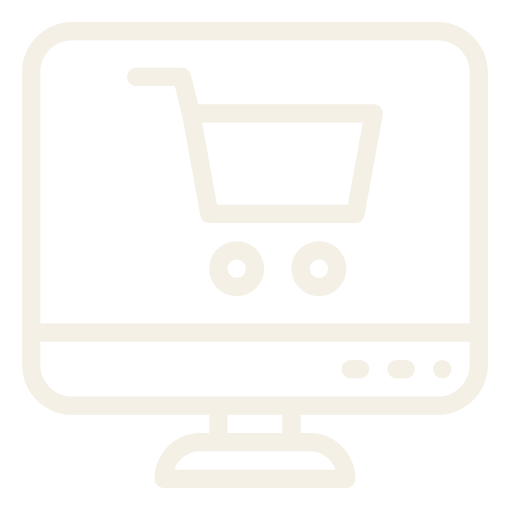 Cream Online Store Icon